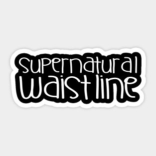 SUPERNATURAL WAISTLINE - IN WHITE - CARNIVAL CARIBANA TRINI PARTY DJ Sticker